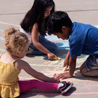 Jumbo Sidewalk Chalk Set - 126 Washable Non-toxic Pieces In 9 Colors
