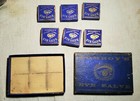 Rare Antique Full Box Of 6 Pomroy s Eye Salve Wrapped Tins In Master Outer Box