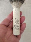 Shave Brush Made From A Vintage Japanese Calligraphy Brush 16mm Badger Knot 