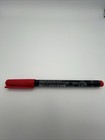 Staedtler 318-2 Lumocolor Permanent Pen  Fine Line Width  0 6mm - Red