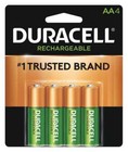 Duracell Dx1500r4 Rechargeable Battery aa 1 2vdc pk4 21ln85