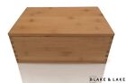 Wood Stash Box Natural Bamboo Boxes  - Wooden Storage Box With Lid Stash Boxes