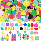 1035 Pcs 15 Colors  3 Sizes 22 Shape Bulk Foam Stickers - Self-adhesive Foam