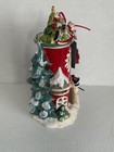 Blue Sky Clayworks Village Christmas Shop Candle Tea Light House 10 5    Nwt