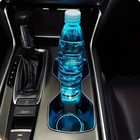 Universal 7 Colors Light Up Cup Coasters 2pcs For Led Car Cup Holder Lights New