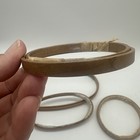 Vtg Lot Of Wooden 2 Felt 3 Wood Lined Embroidery Hoops 1 Marked Duchess 5 Total