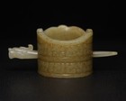 Ancient Chinese Mythical Hairpin Hand-carved Hetian Jade Amulets Pendant Gift 65