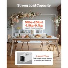 Over The Table Rod Stand With Clamps 28-98  Adjustable Metal Wedding Party Decor