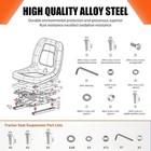 Suspension Kit With Slider For Zero Turn Mower  Forklift  Universal Fit New 
