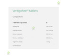 Vertigoheel 50 Tablets Homeopathic Solution-dizziness Nausea Vertigo