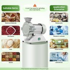 New Soil Crusher Pulverizer Micro Plant Grinder Grinding Machine 110v 1400r min