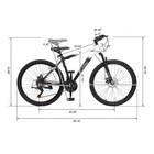 27 5 Inch Mountain Bike For Adults  21 Speed Lightweight Aluminum Alloy Frame