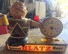 Blatz Beer Breweriana Advertising Collectible Desk Clock Vintage Display