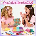 Loom Loops Refill For Weaving Loom Kit Toys  Elastic Potholder Loom Loops Diy   