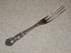 Gorham Sterling Flatware Chrysanthemum Pattern Berry Fork Gold Wash 4 5 8 