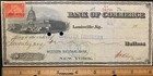1900    bank Of Commerce   Bank Check   large   Graphic Vignette sc  R164 Stamp 