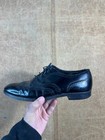 Vintage Black Leather Florsheim Wingtip Oxford Shoes 8 5 Mens