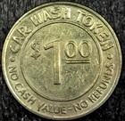 Metro Parkway Car Wash -  1 00 No Cash Value Carwash Token 25mm  c1729 