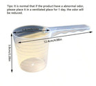 1pc 100ml Plastic Measuring Spoons - Pet Food   Feeding Scoops - New