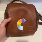 Vintage Kodak Brown Leather Field Case Camera Over Shoulder Carrying Bag