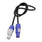 5-pack 5ft Powercon Extended Cable Power Plug Male To Female For Stage Par Light