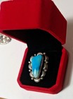 Amazing Vintage Navajo Sterling Silver Royston Turquoise Ring Cester Charlie S 7