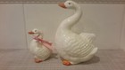 Takahashi San Francisco Geese Family Set Of 2 Figurines Made In Japan Vintage 