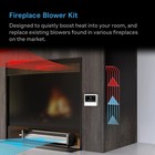 Ac Infinity Airblaze T14  Fireplace Blower 14  With Temperature Controller