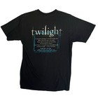 Twilight Vtg Graphic T Shirt Sz M 2008 Movie Promo Edward   Bella Quote Vampire