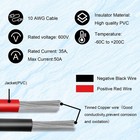 Mookeerf Solar Panel To Sae Adapter Cable - 10ft 10awg 10ft  