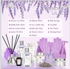 Gift Basket Set For Women - 15-piece Lavender Bath   Body  new  Spa Day