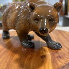 Vtg  025 Goebel Porcelain Brown Bear Figurine  Bear Animal Figurine  W Germany