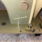Necchi Supernova Bf Italy Made Vintage Sewing Machine With Case Not Tested