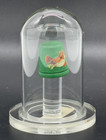 Anri Italy Hand-carved Green Wood Thimble W  Birds In Domed Acrylic Case