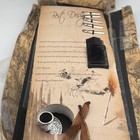 Vintage Calligraphy Ink Set Inkwell Metal Nib Tips Dip Pen Calligrapher Supply