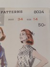 Butterick 8024 Coordinates Skirt Blouse Sewing Pattern Ladies 14 Vtg Uc Slim