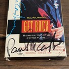Paul Mccartney Signed Get Back Vhs Tape Cover Beatles Autograph Rare