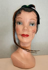 Vintage 1950s Bird Of Paradise Feather Cocktail Headband Veil Bonwit Teller Hat