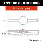 Lippert Leveling Jack To Level Motorhome Manual 6000 Lb 30  Lift Set Of 2 285344