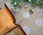 Antique Imperial Russian Rose Gold 56 14k Brooch Women s Demantoid Rock Crystal