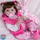 Milidool Lifelike Reborn Baby Dolls Girl  Realistic Silicone Baby