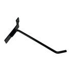 6  Slatwall Hook Panel Display Hooks  1 4  Thickness Metal  Black - Pack 2
