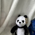 Bambeanos Plush Lot W  Tags Panda Blue Bear Yellow Bear Hippo Vintage 1998