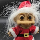 Russ Troll Doll   Santa   5   White Hair  Vintage  Russ 5    18278