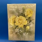 Montag Stationary Set Vtg 80s Writing Paper Yellow Roses 80 Sheets 40 Envelopes