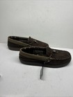 Weatherproof Dark Brown Thinsulate Men   s Moccasin Slippers Sz 11-11 1 2