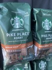 6 Bag Lot Pike Starbucks Medium Roast Coffee Ground 12 Oz New Sealed Lot