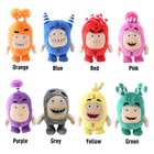 18cm Kawaii Cartoon Oddbods Plush Kid Toy Doll Soft Pogo Bubbles Jeff Slick Toy 