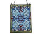 Stained Glass Window Panel Tiffany Style 18 X 25   One This Price