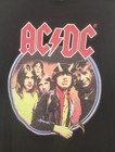  Ac dc Highway To Hell Black Graphic T Tee Short Sleeve Shirt Top Adult Xs Used